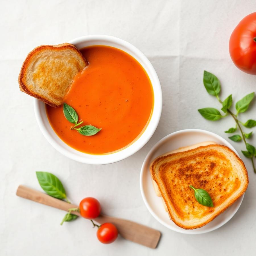 30-Minute Creamy Tomato Basil Soup